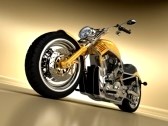 4990294-a-beautiful-studio-shot-of-a-yellow-harley-davidson (1)